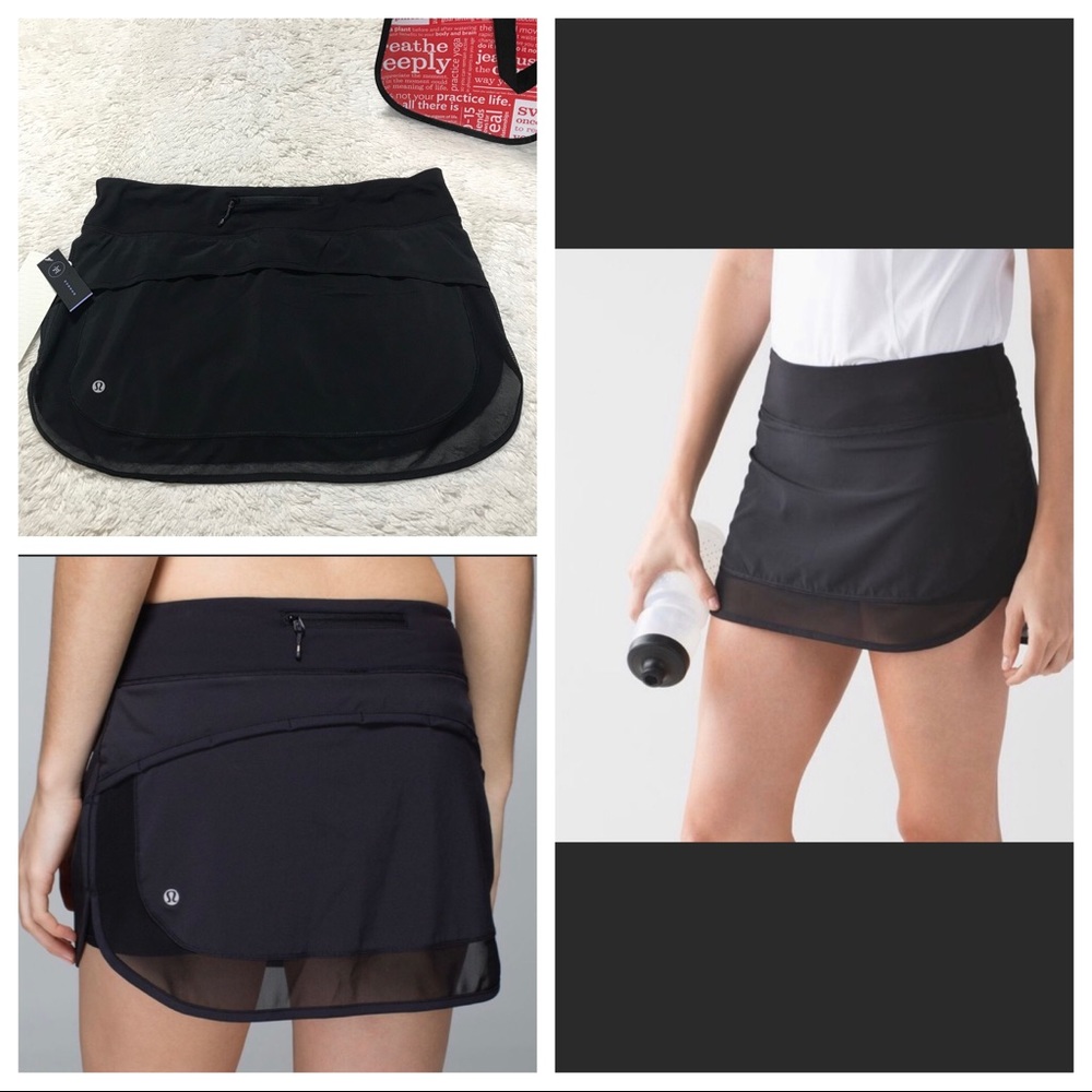 NWT Lululemon Hotty Hot Skirt || (12)